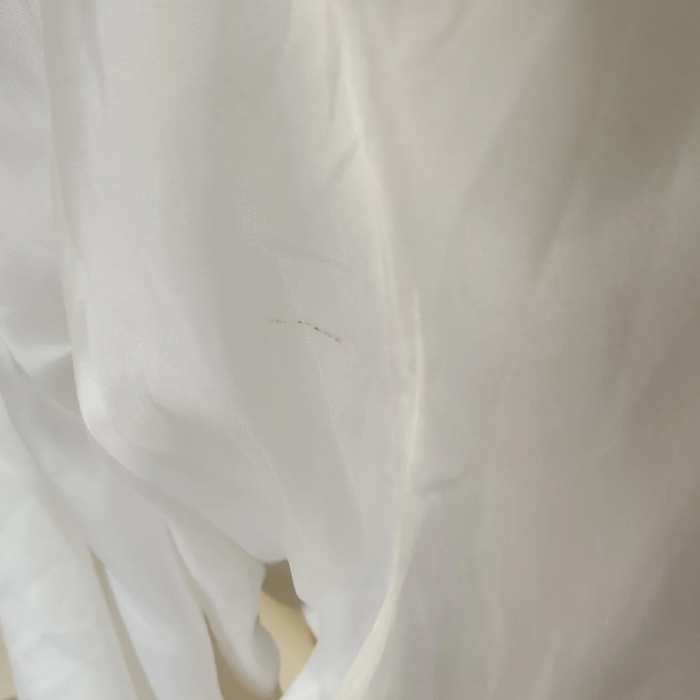 Vintage Satin 80/90s Corvette Club Of America White Satin Bomber Jacket - Picture 8 of 12